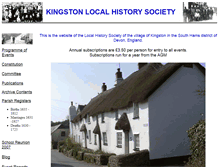 Tablet Screenshot of kingstonlocalhistory.co.uk